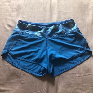 Royal blue Lululemon shorts